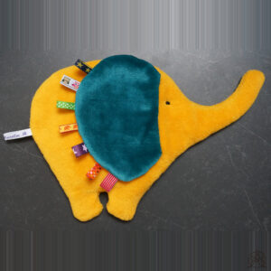 Compagnon Eléphant broderie prénom personnalisable