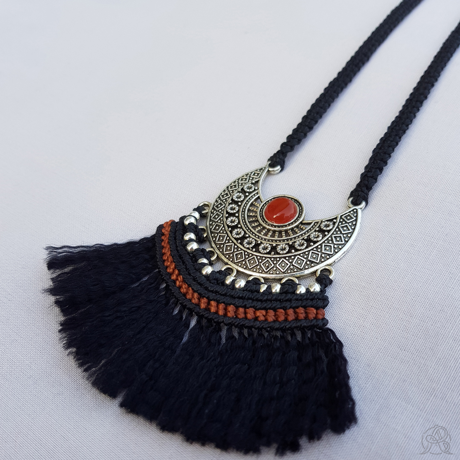 Sautoir plastron Cornaline – Image 3