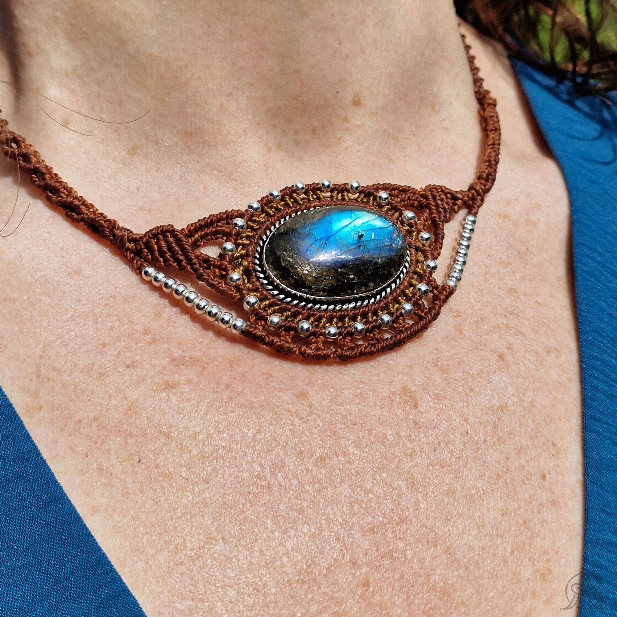 Collier Labradorite bleue – Image 3
