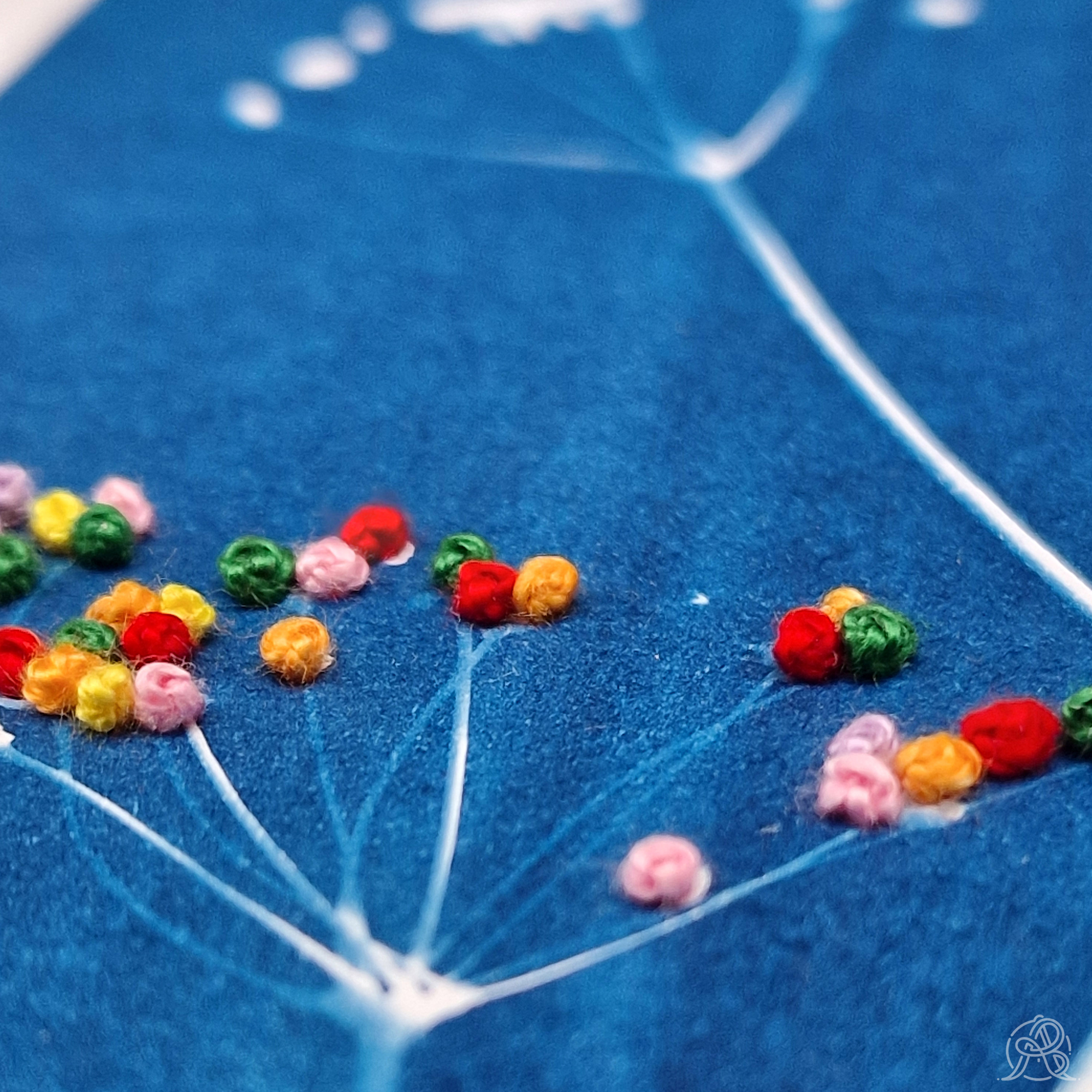 Cyanotype brodé original – Image 5