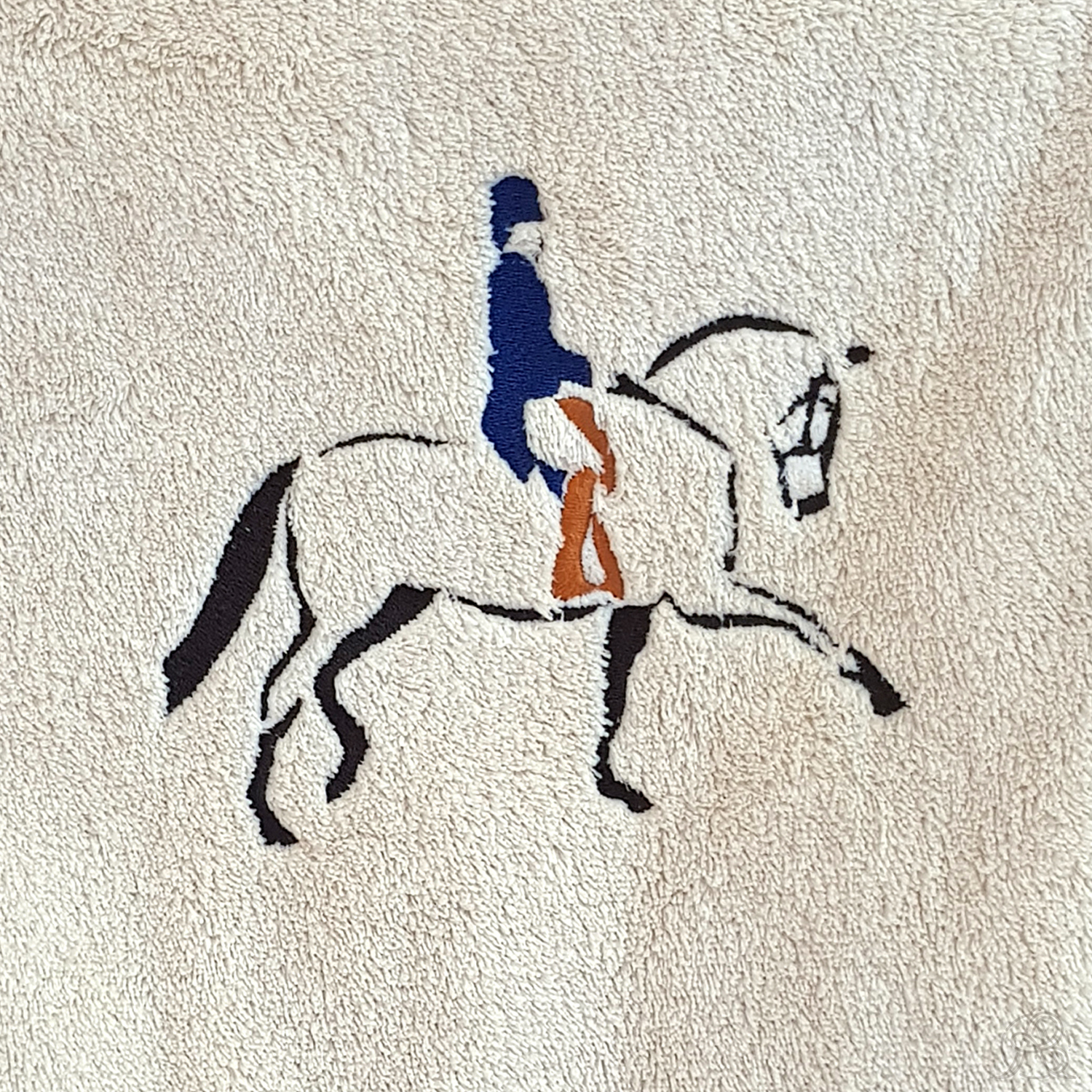 Broderie cavalier