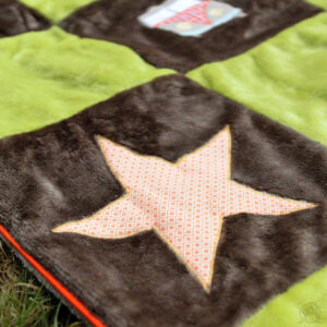 Appliqué brodé étoile