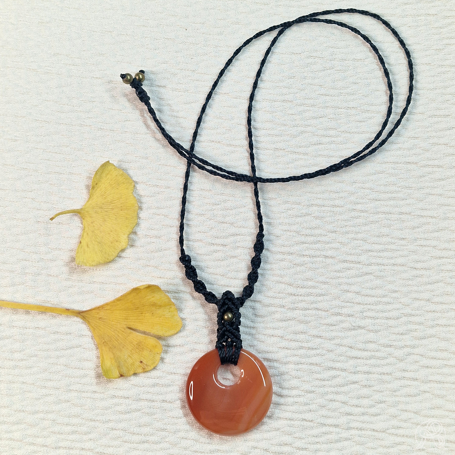 Pendentif donut Cornaline – Image 4