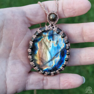 Pendentif Labradorite mini-monde