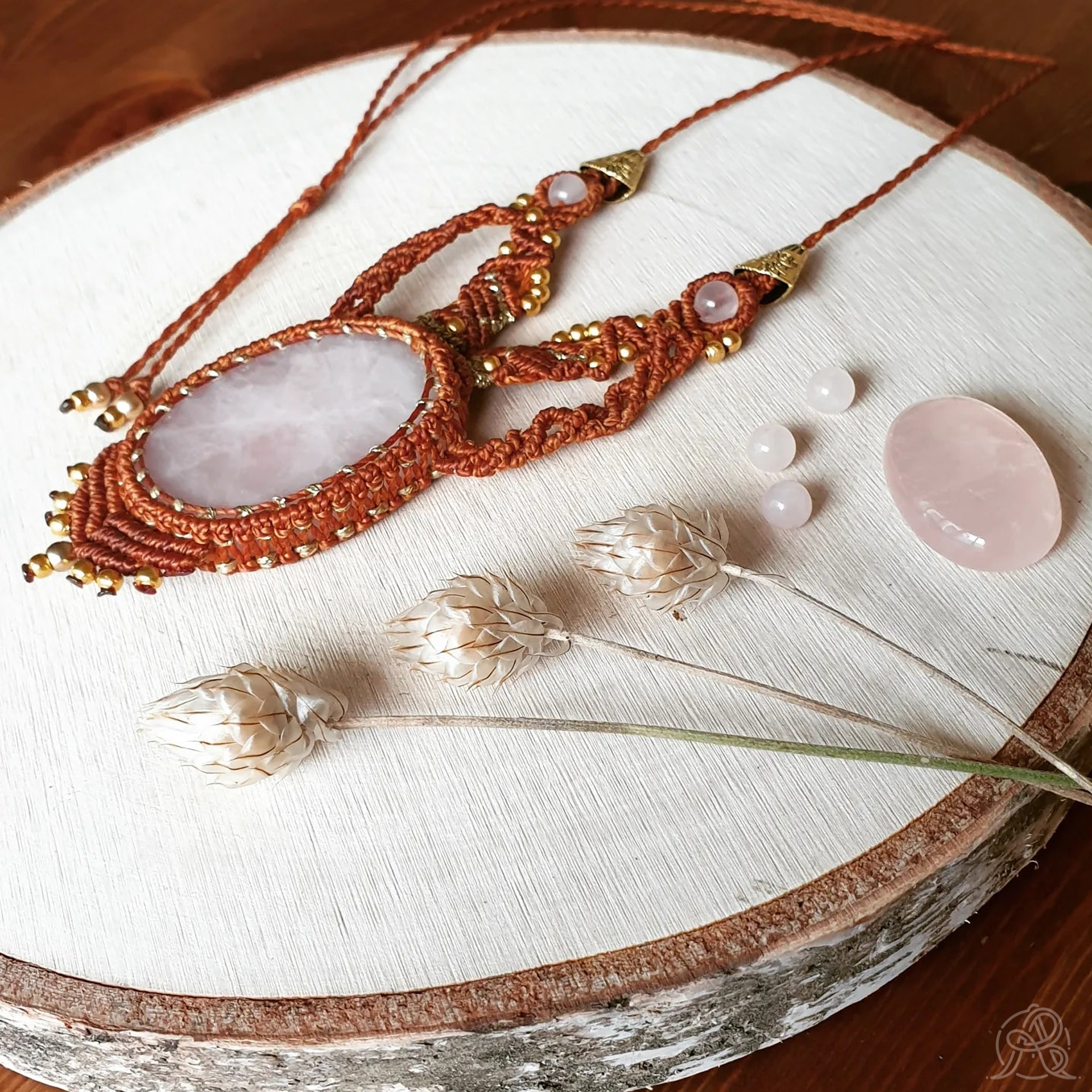 Collier Quartz rose – Image 4