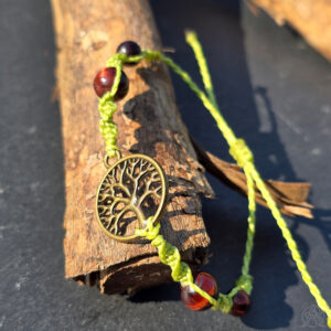 Bracelet macramé arbre de vie