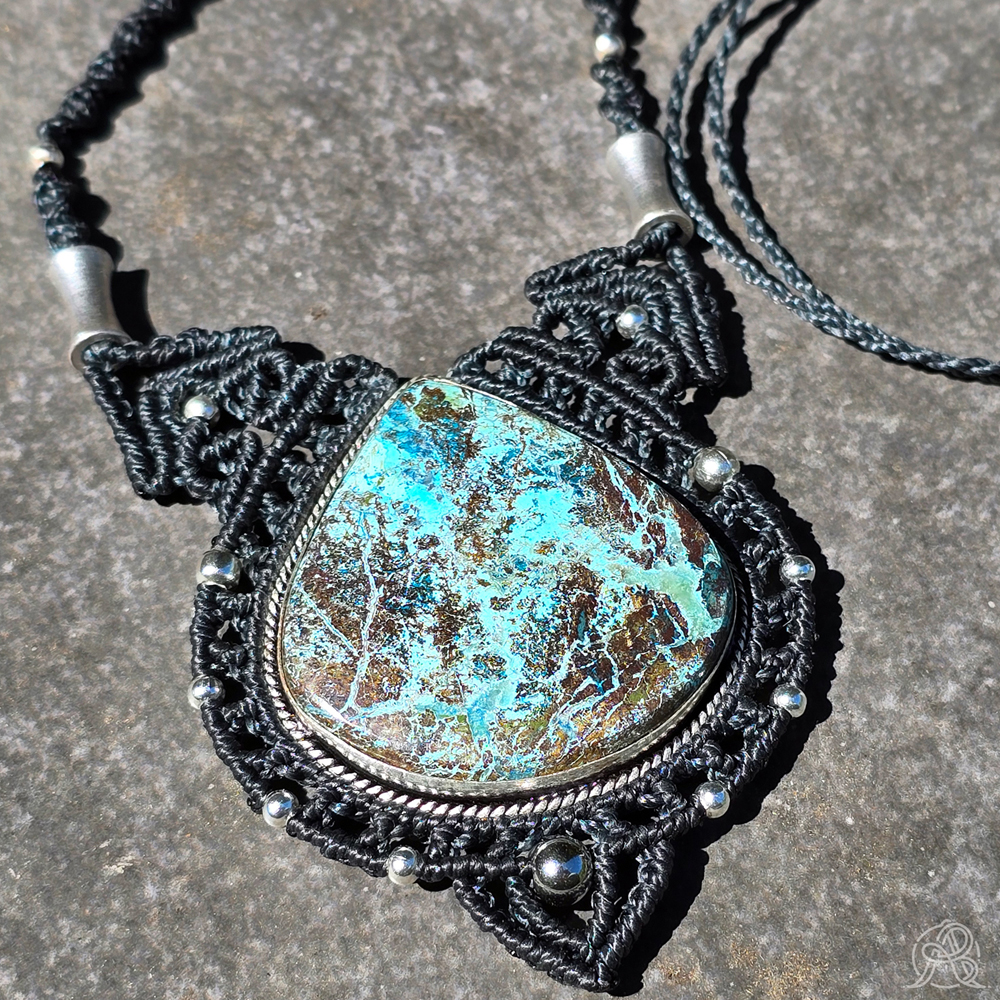 Collier Chrysocolle turquoise – Image 4