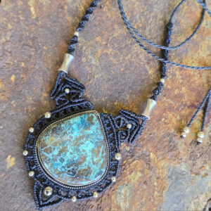 Collier Chrysocolle turquoise