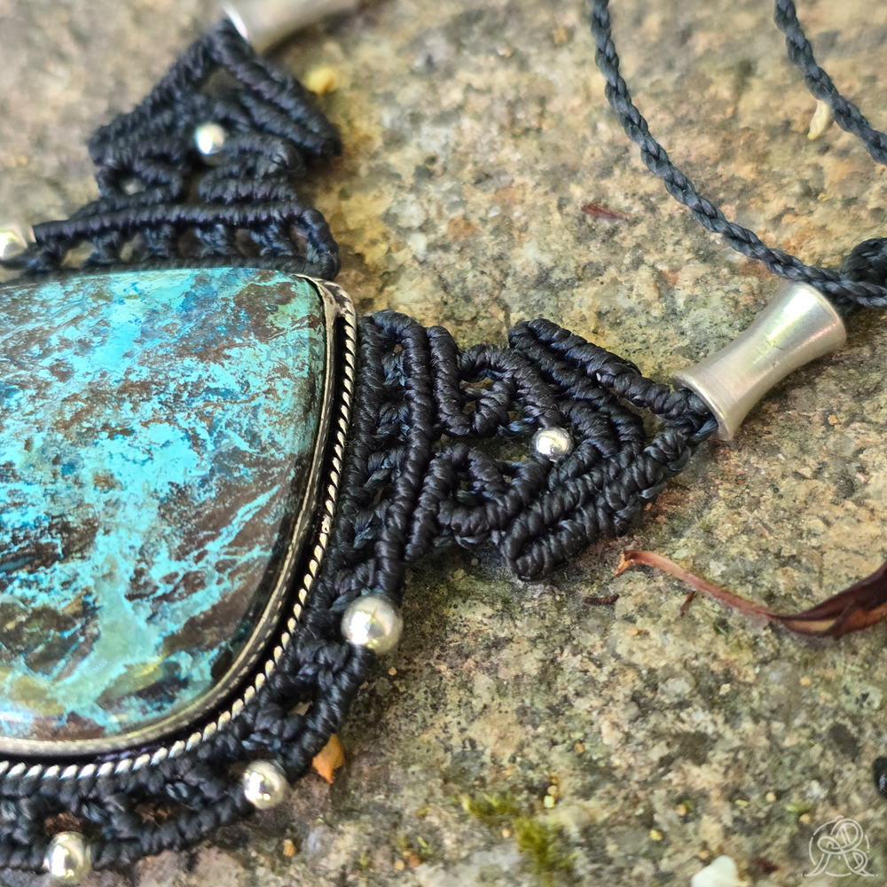 Collier Chrysocolle turquoise – Image 2
