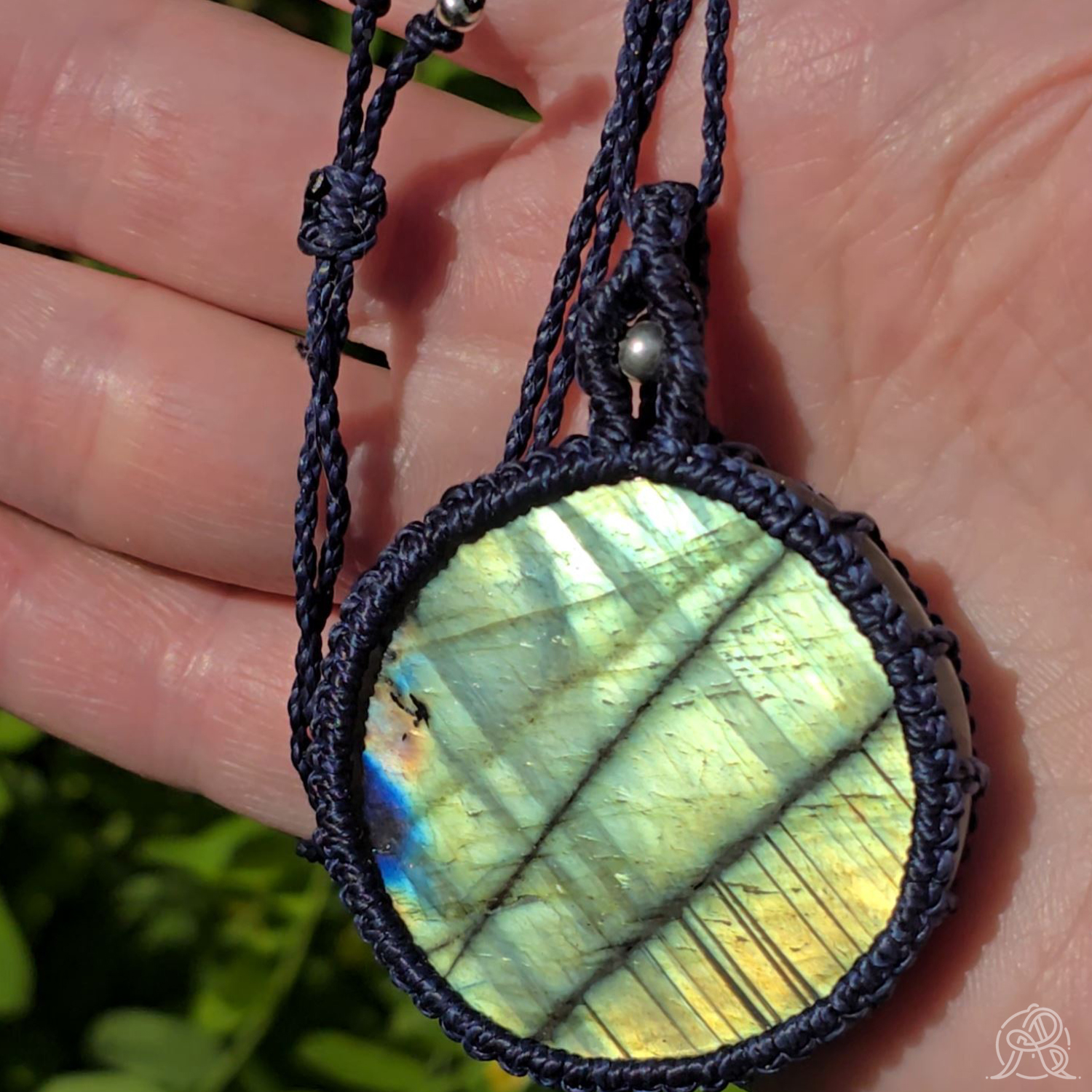 Pendentif Labradorite ronde – Image 2