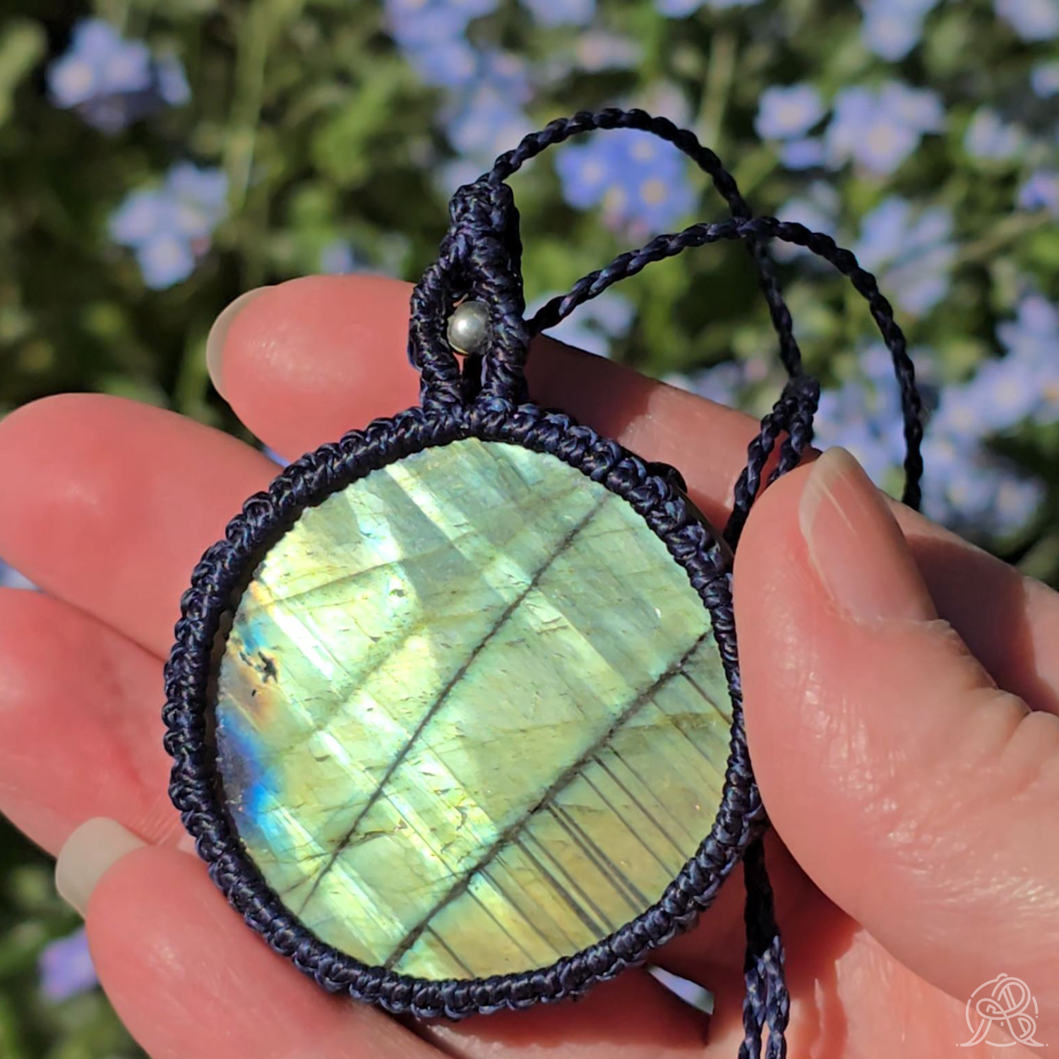Pendentif Labradorite ronde – Image 3