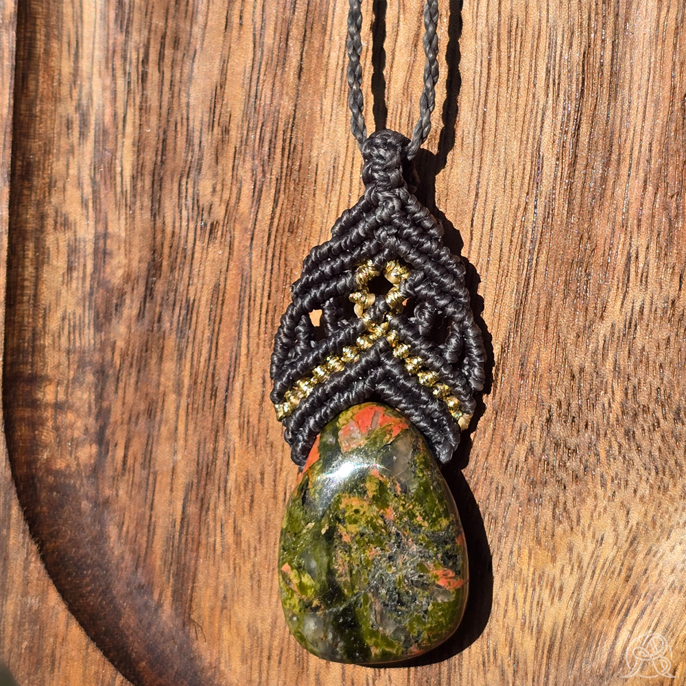 Pendentif unakite