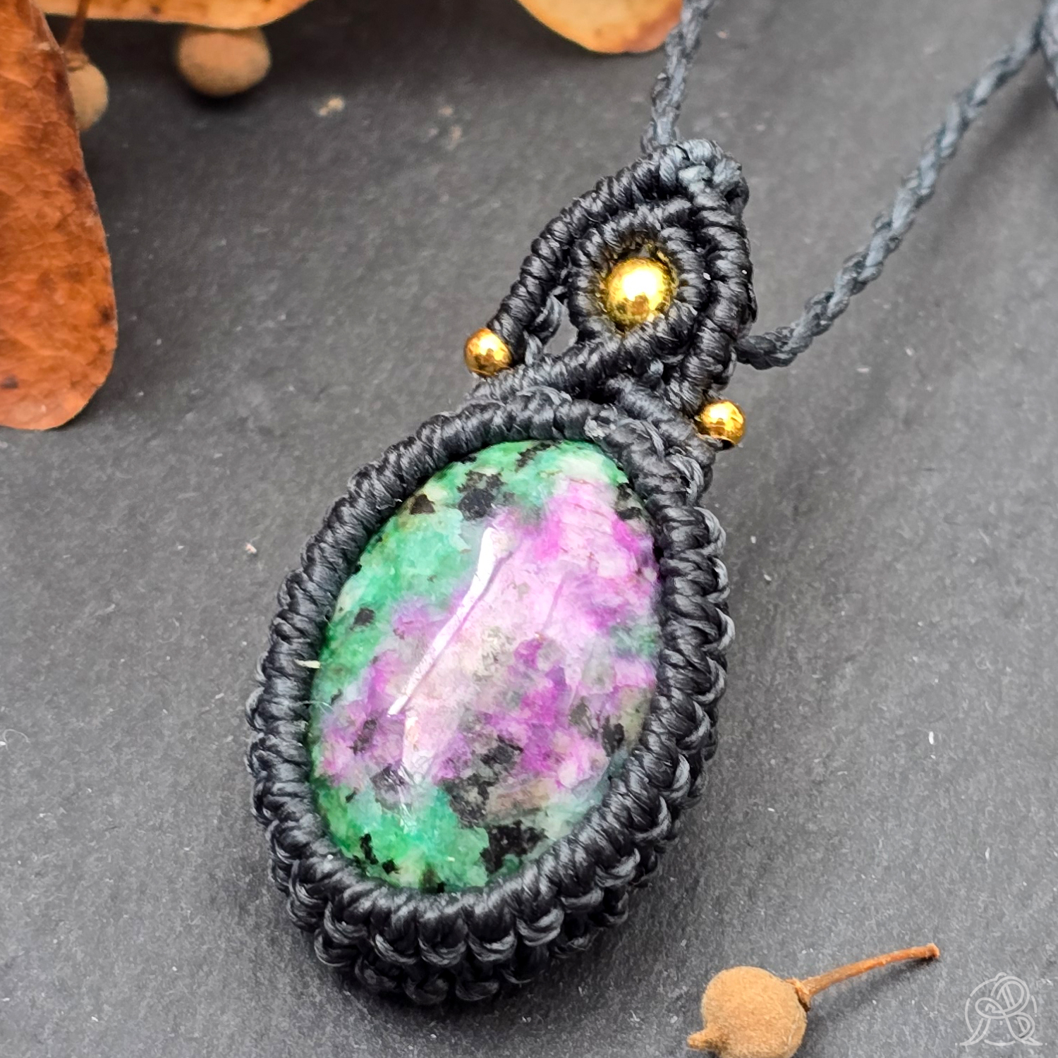 Pendentif Rubis zoisite